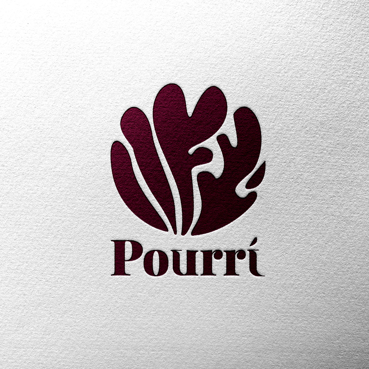 Pourri logo design